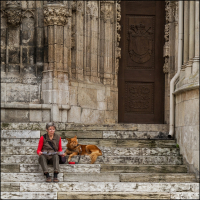The Lady and Her Dog